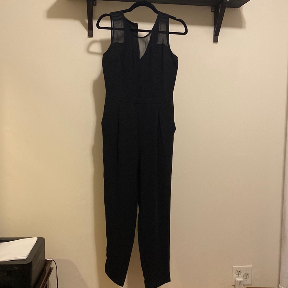 Black Madewell sleeveless jumpsuit